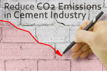 Reduce CO2 production in cement Industry and emissions in atmosphere - low-carbon cement production...