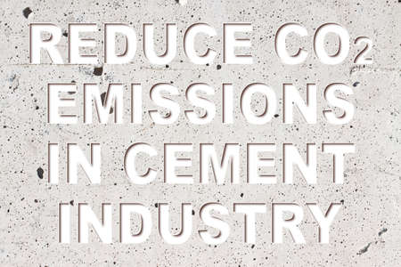 Reduce CO2 production in cement Industry and emissions in atmosphere - low-carbon cement production...