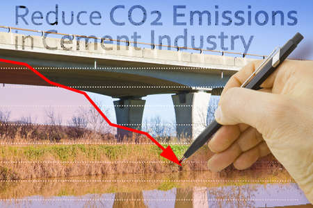 Reduce CO2 production in cement Industry and emissions in atmosphere - low-carbon cement production...