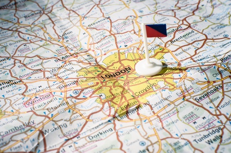 London city mapの写真素材