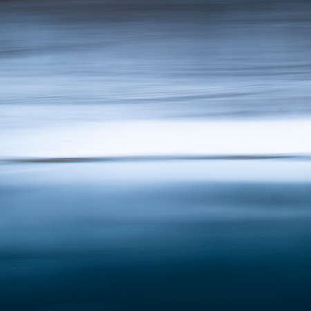 Vivid lights of the lake with long exposure effectの写真素材