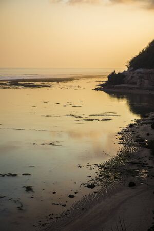 Beach view sunsetの写真素材