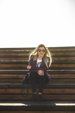 Adult woman sitting