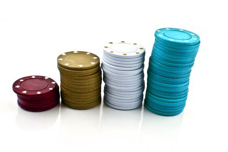 Poker ficheの写真素材
