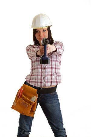 Female Constructorの写真素材