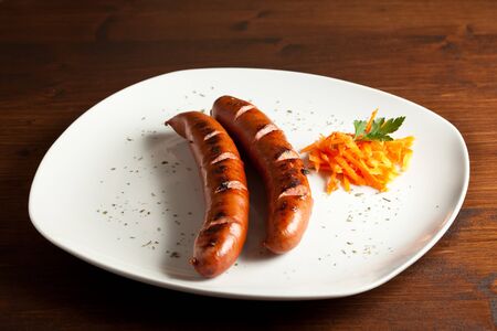 Grilled Sausagesの写真素材