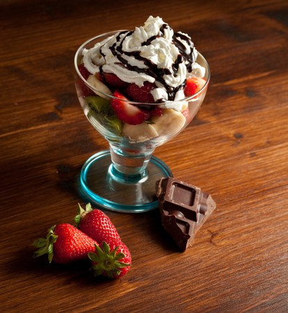 fruit saladの写真素材