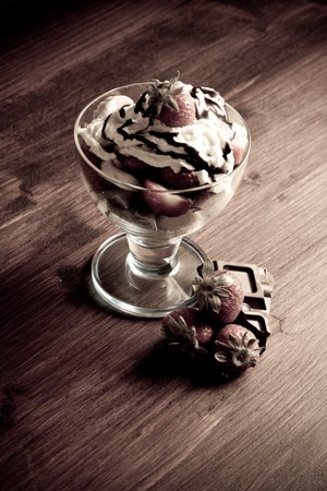 fruit saladの写真素材