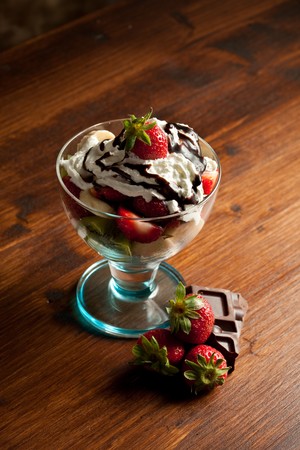 fruit saladの写真素材