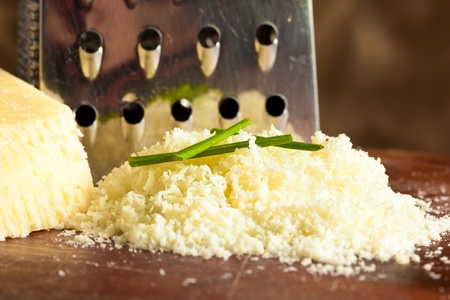 grated cheeseの写真素材