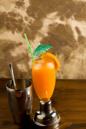 orange cocktailの写真素材