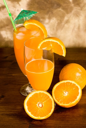 orange cocktailの写真素材