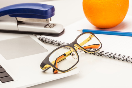 Photo of office deskの写真素材