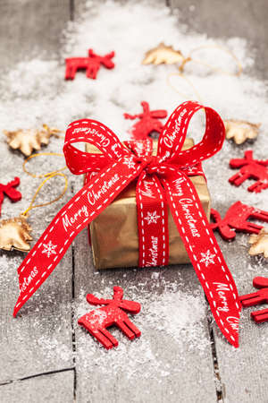 Photo of christmas presents and decorationsの写真素材