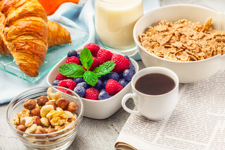 Photo of healthy breakfastの写真素材