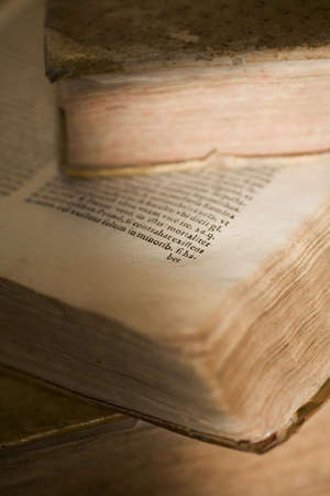 still life of latin ancient book