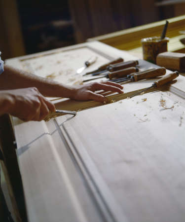 craftsman on work - worker manの写真素材