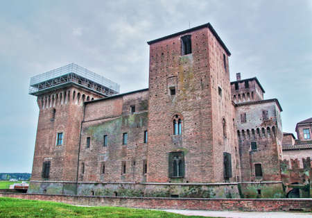 Castel San Giorgio Gonzaga39s royal family palace in Mantua Lombardy Italyのeditorial素材