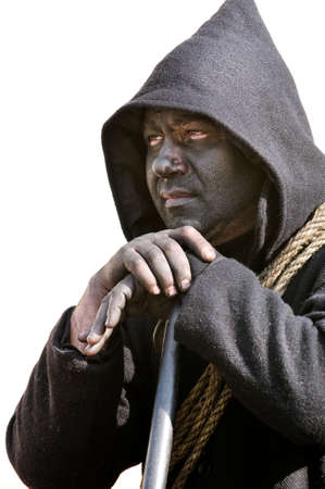 Orani, Sardinia - March 6, 2011: Parade of traditional masks of Sardinia at the Carnival of 6 March 2011 in Orani, Sardinia.のeditorial素材