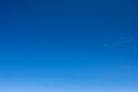 Landscape of a beautiful blue sky on a summer afternoon. Unspoiled nature.の写真素材