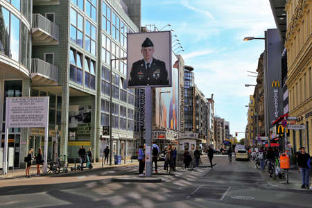 Check point Charlie, Berlin, Germany
