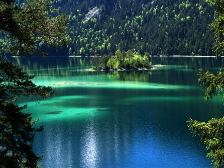 Eibsee in Bavaria