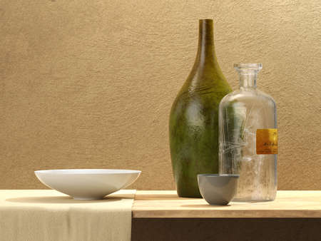 Still Life 3Dの写真素材