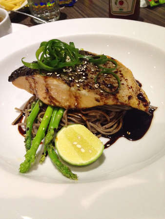 Salmon ramen
