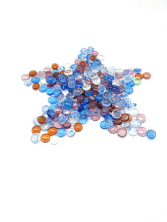 Pebble rock forming star shapeの素材