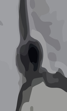 Aesthetic monochrome crack abstract background. Various shapes and unique composition. Suitable for poster and bannerのイラスト素材