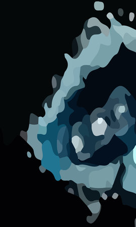 Aesthetic green abstract background with copy space area. Suitable for poster and bannerのイラスト素材