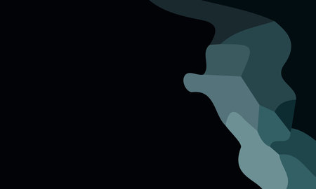 Aesthetic green abstract background with copy space area. Suitable for poster and bannerのイラスト素材