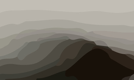 Aesthetic monochrome abstract background with copy space area. Suitable for poster and bannerのイラスト素材