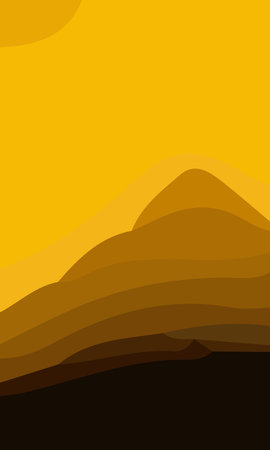 Aesthetic yellow abstract background with copy space area. Suitable for poster and bannerのイラスト素材