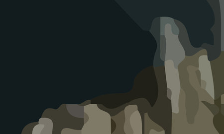 Aesthetic gray abstract background with copy space area. Suitable for poster and bannerのイラスト素材