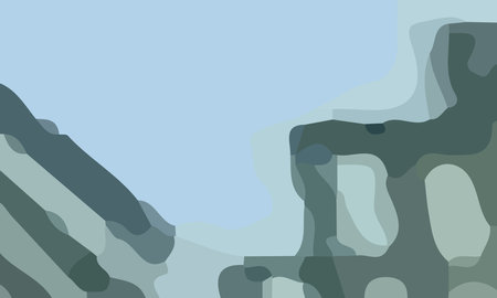 Aesthetic aqua abstract background with copy space area. Suitable for poster and bannerのイラスト素材