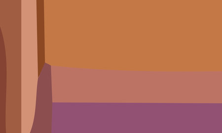 Aesthetic brown stripes abstract background with copy space area. Suitable for poster and bannerのイラスト素材