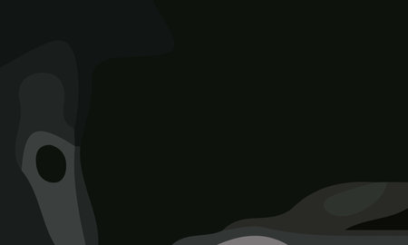 Aesthetic gray abstract background with copy space area. Suitable for poster and bannerのイラスト素材