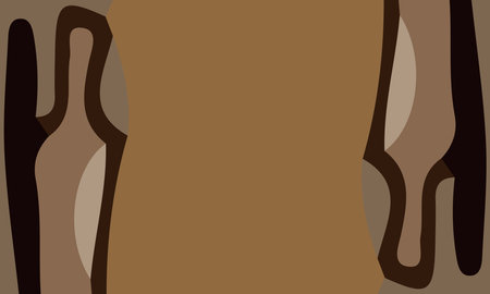 Aesthetic brown abstract background with copy space area. Suitable for poster and bannerのイラスト素材