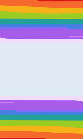 Aesthetic rainbow abstract background with copy space area. Suitable for poster and bannerのイラスト素材