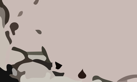 Aesthetic brown abstract background with copy space area. Suitable for poster and bannerのイラスト素材