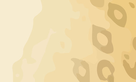 Aesthetic abstract art with a combination of shapes and yellow colors. Suitable for background and posterのイラスト素材