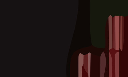 Aesthetic vintage abstract background with copy space area. Suitable for poster and bannerのイラスト素材