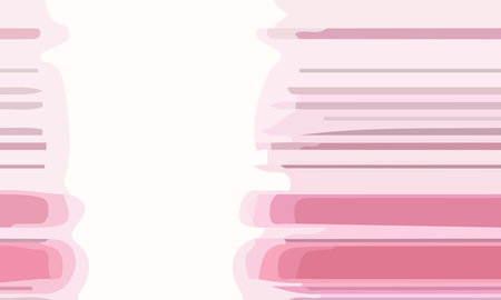 Aesthetic abstract art with a combination of shapes and pink colors. Suitable for background and posterのイラスト素材