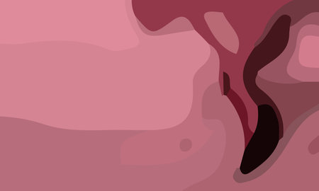 Aesthetic abstract art with a combination of shapes and red colors. Suitable for background and posterのイラスト素材