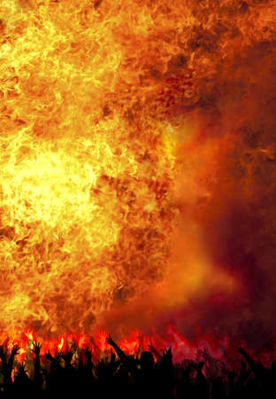 Höllenpartyの写真素材