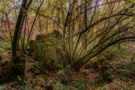 Old watermill in Peitieiros.の写真素材
