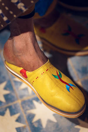 Berber life in Merzouga, Sahara desert, Moroccoの写真素材