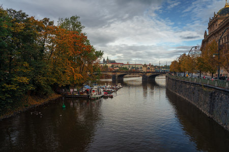 View of Prague, Czech Republicの写真素材