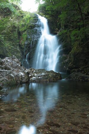 Xorroxin waterfall in Navarre Erratzuの写真素材